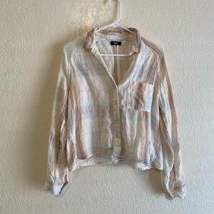 Urban Outfitters Plaid Crop Shirt
